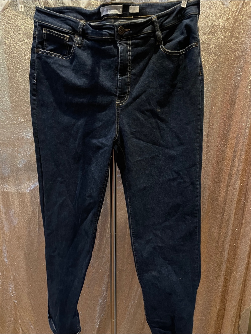 Coldwater Creek Dark Blue Stretch Jeggings